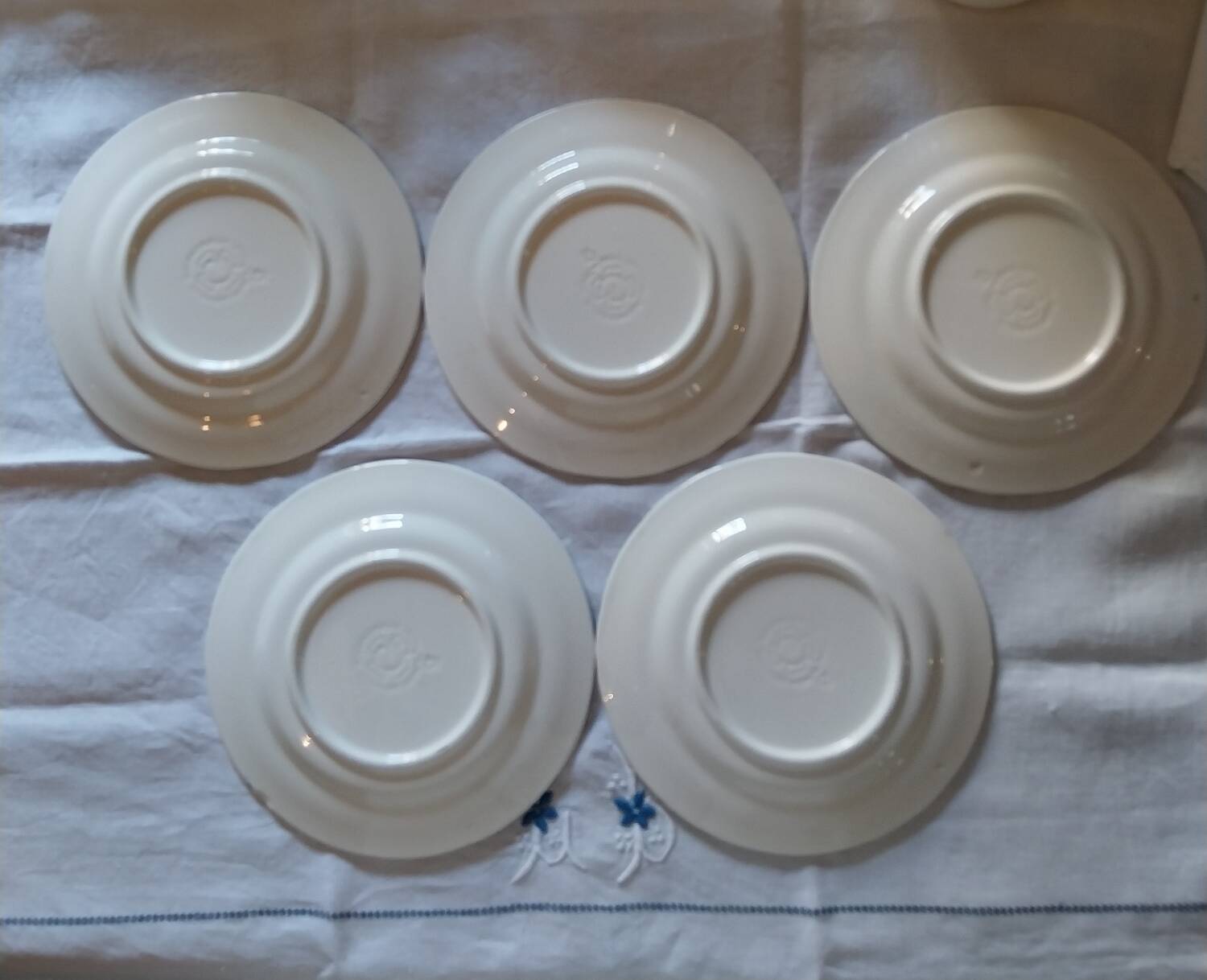 Ceramic dessert plates Italy