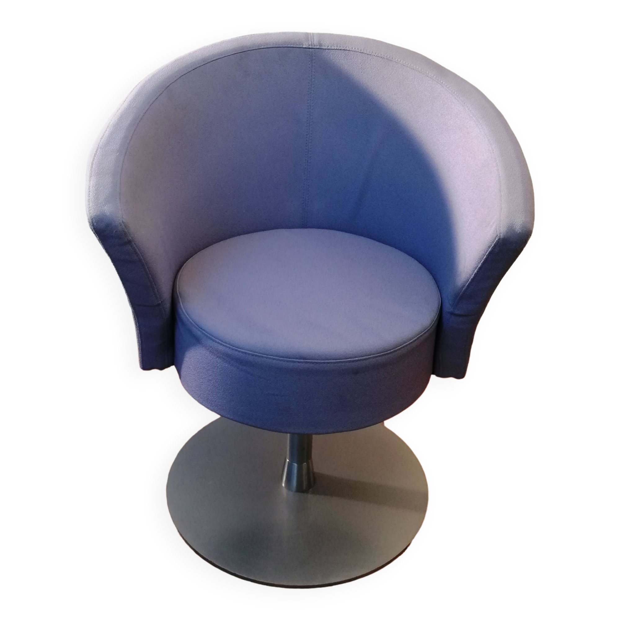 Fabric tulip armchair