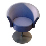 Fabric tulip armchair