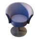 Fabric tulip armchair