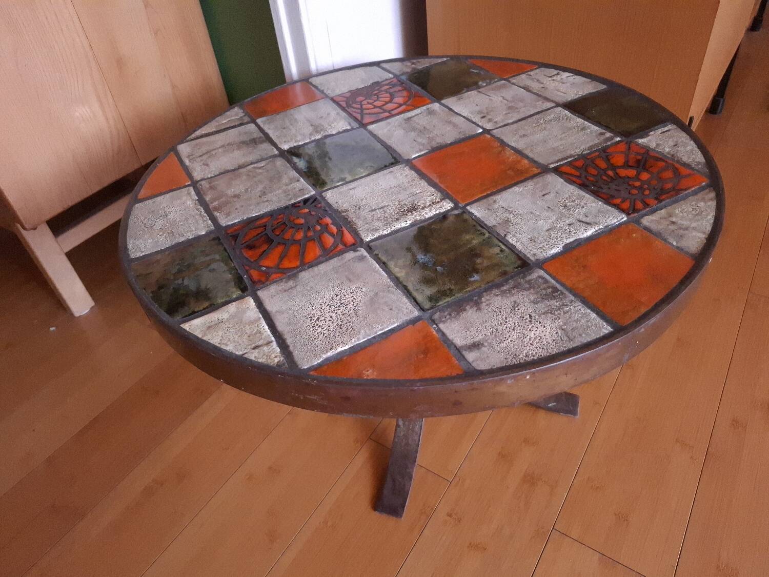 70s ceramic coffee table Vallauris
