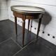 Table bouillotte style Louis XVI en acajou