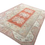 Oushak Handmade Floral Carpet