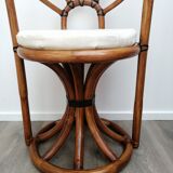 Bamboo throne chair