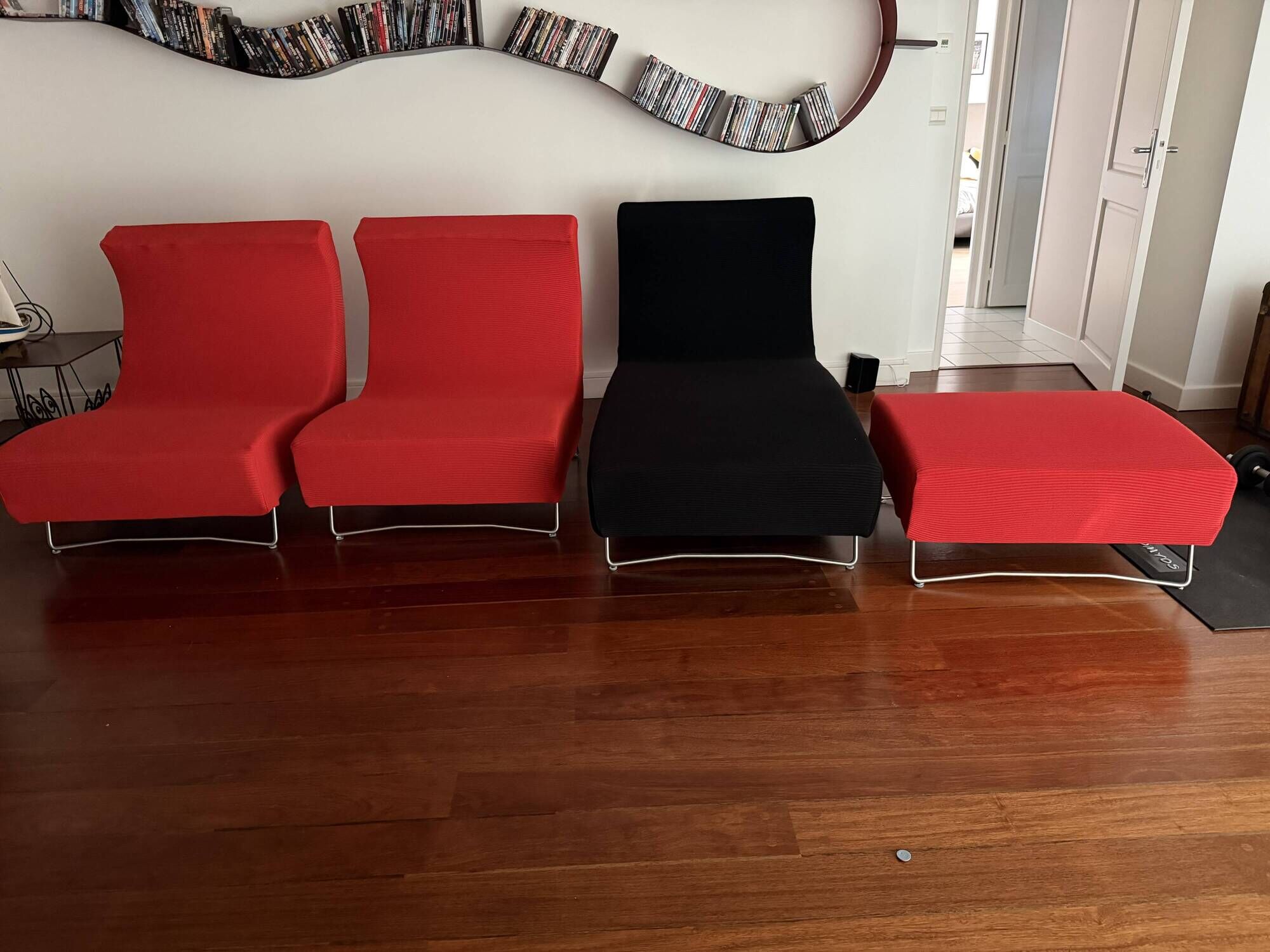 Sofa armchair lover line roset by pascal mougues