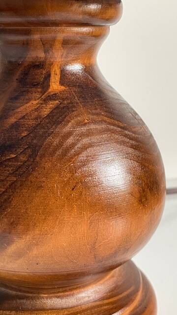 Solid wood vintage country style lamp