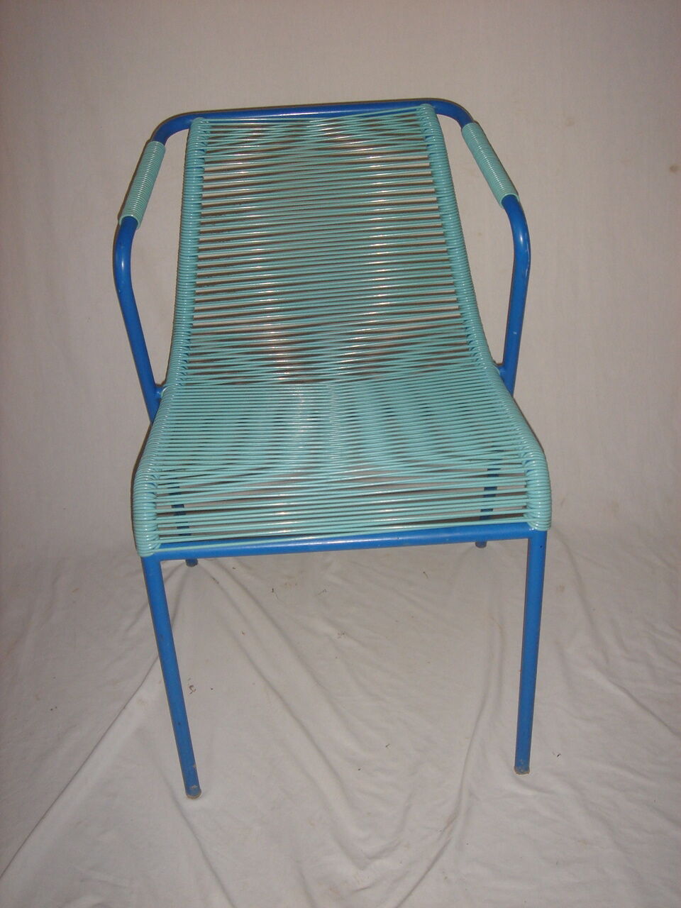 Armchair turquoise scoubidou exceptional!