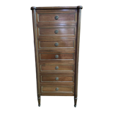 Louis XVI style mahogany semainier