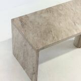 Italian marble palissandro coffee table or side table