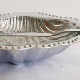 Scallop butter dish, 1950s
