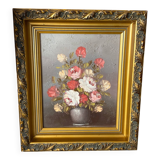 Oil on canvas, framed still life