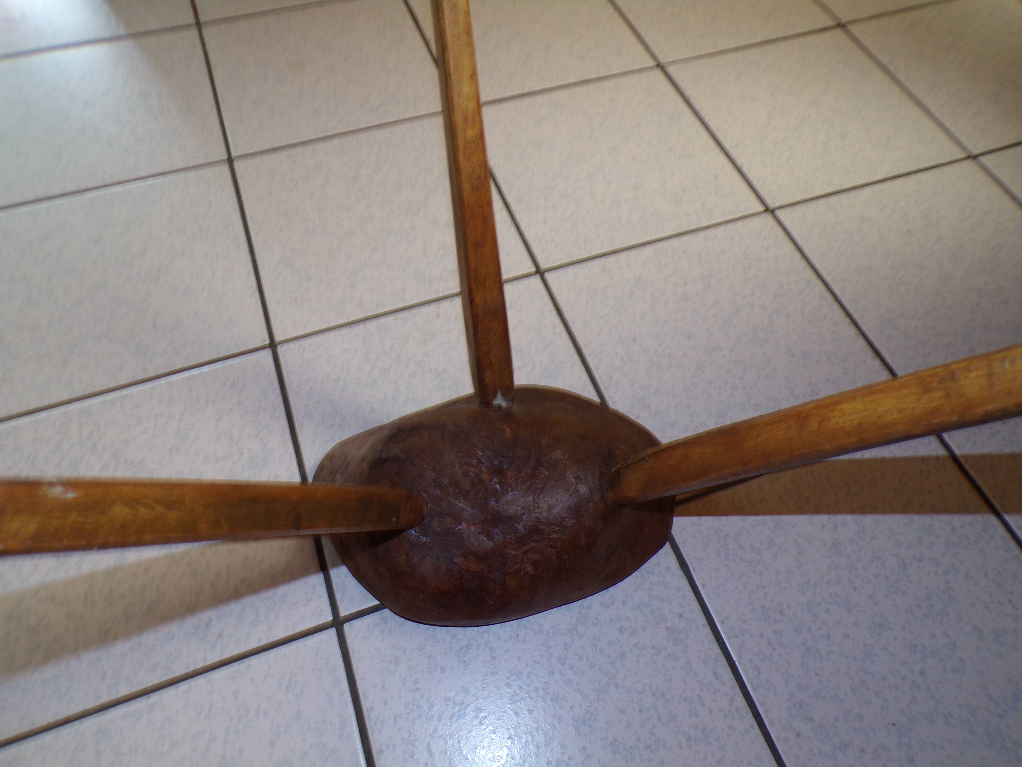 Brutalist tripod stool