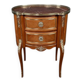 Petite Commode Rognon en Acajou, style Transition – Début XXe