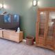 Art deco glass-glazed parisian wardrobe