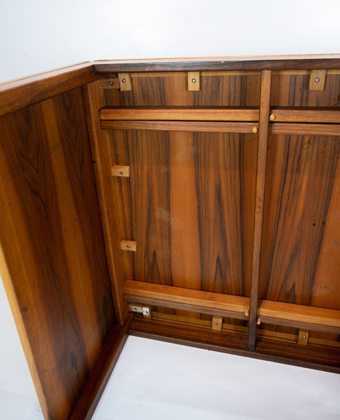 Coffee table of rosewood with extensions, designed by Børge Mogensen from the 1960