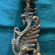Chandelier ancien Bronze doré Dragon ailé