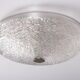 Vintage ceiling lamp with chrome and murano glass, 1960s