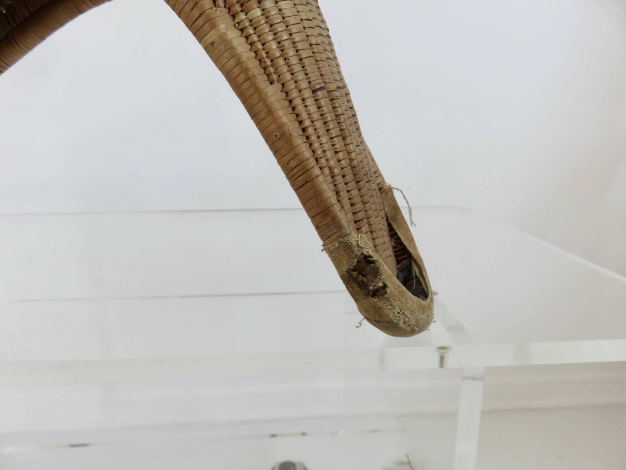 Old chistera, large glove, 62cm, Basque Country, cesta punta, jai alai