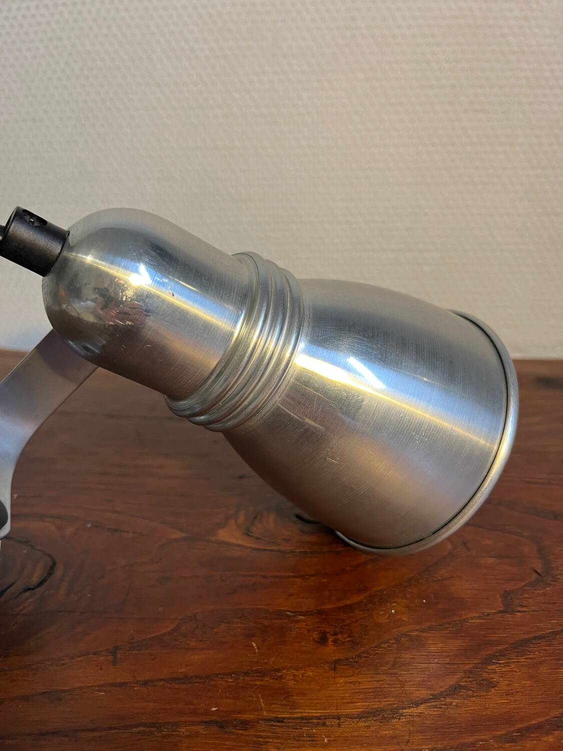 80s clip-on aluminum spotlight