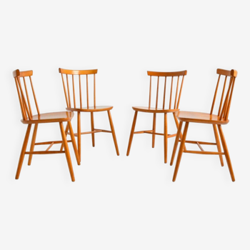 Set of 4 SH41 chairs by Ygnve Ekstrom for Nesto Pastoe – 1960