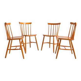 Suite de 4 chaises SH41 par Ygnve Ekstrom pour Nesto Pastoe – 1960
