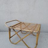 Vintage rattan coffee table