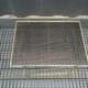 Gold sofa tip in perforated metal