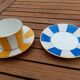 Art Deco tea or lunch cup and saucers