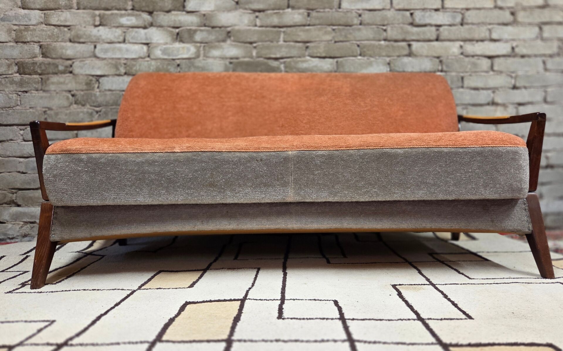 Scandinavian convertible sofa, 1960s-70s