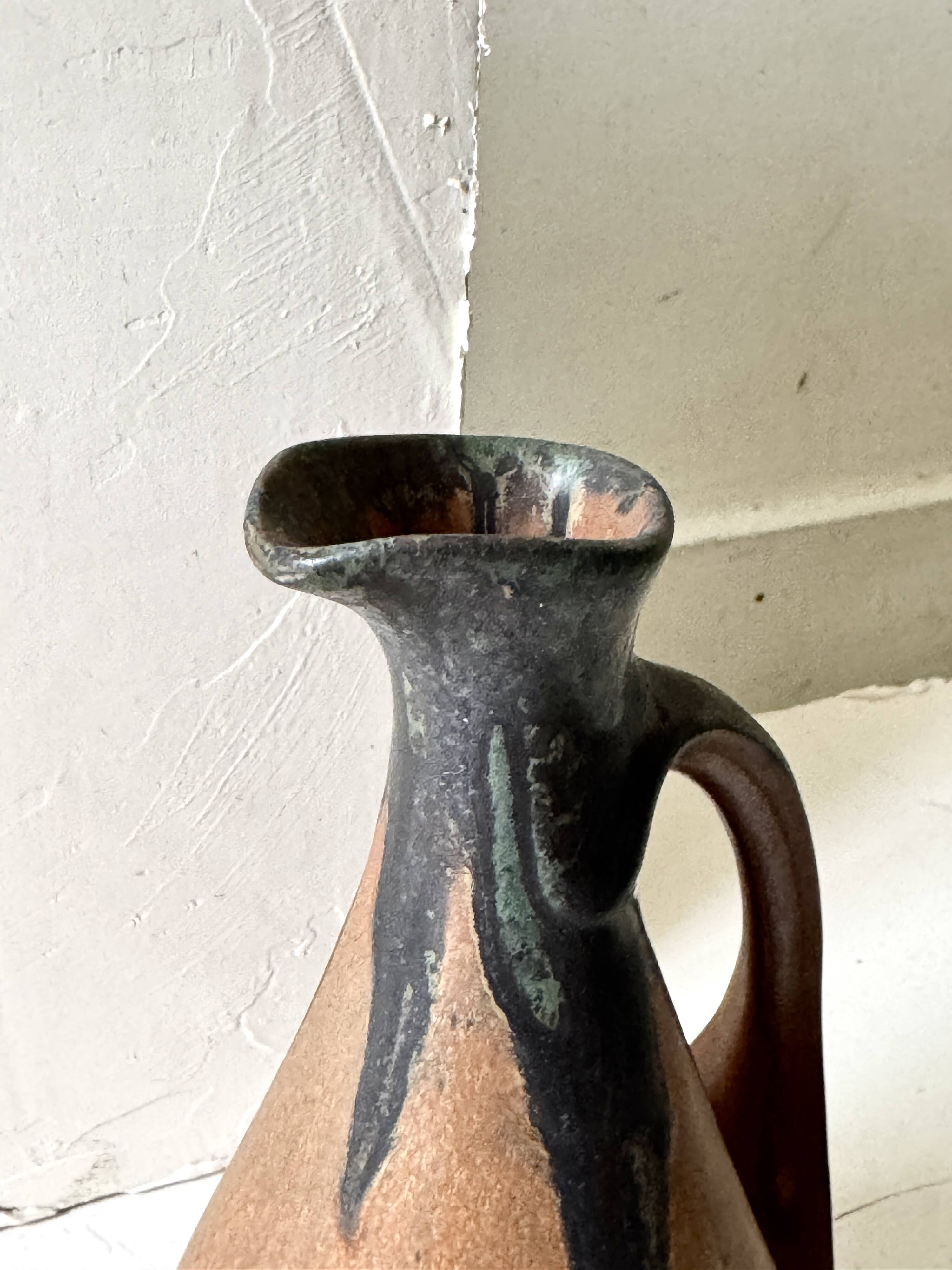 Vase solifore / huilier signé Denbac et numeroté