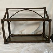 Vintage rattan shelf