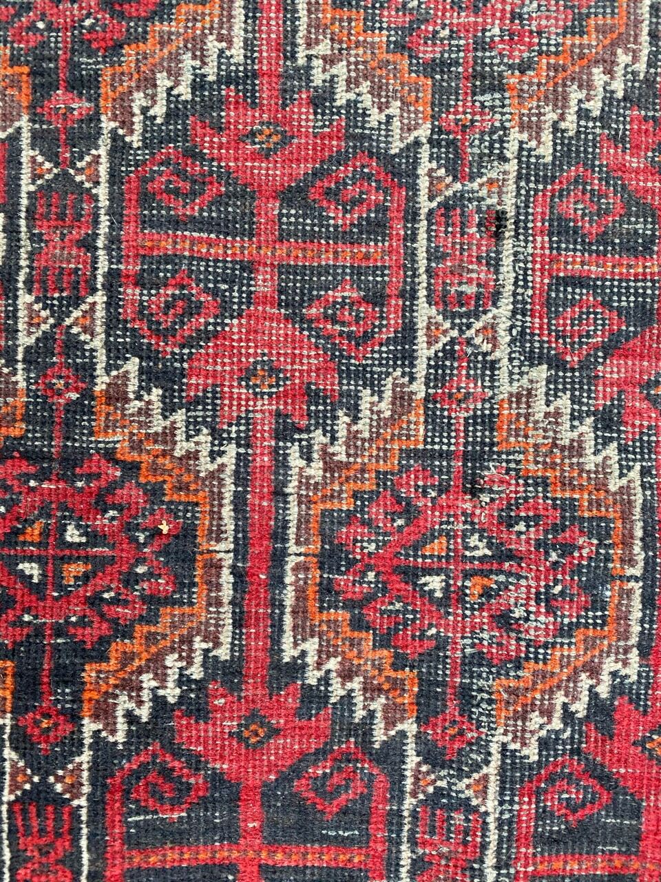 Old Afghan Belutch carpet 97x192 cm