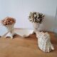 Duo de petits vases medicis en fonte anciens