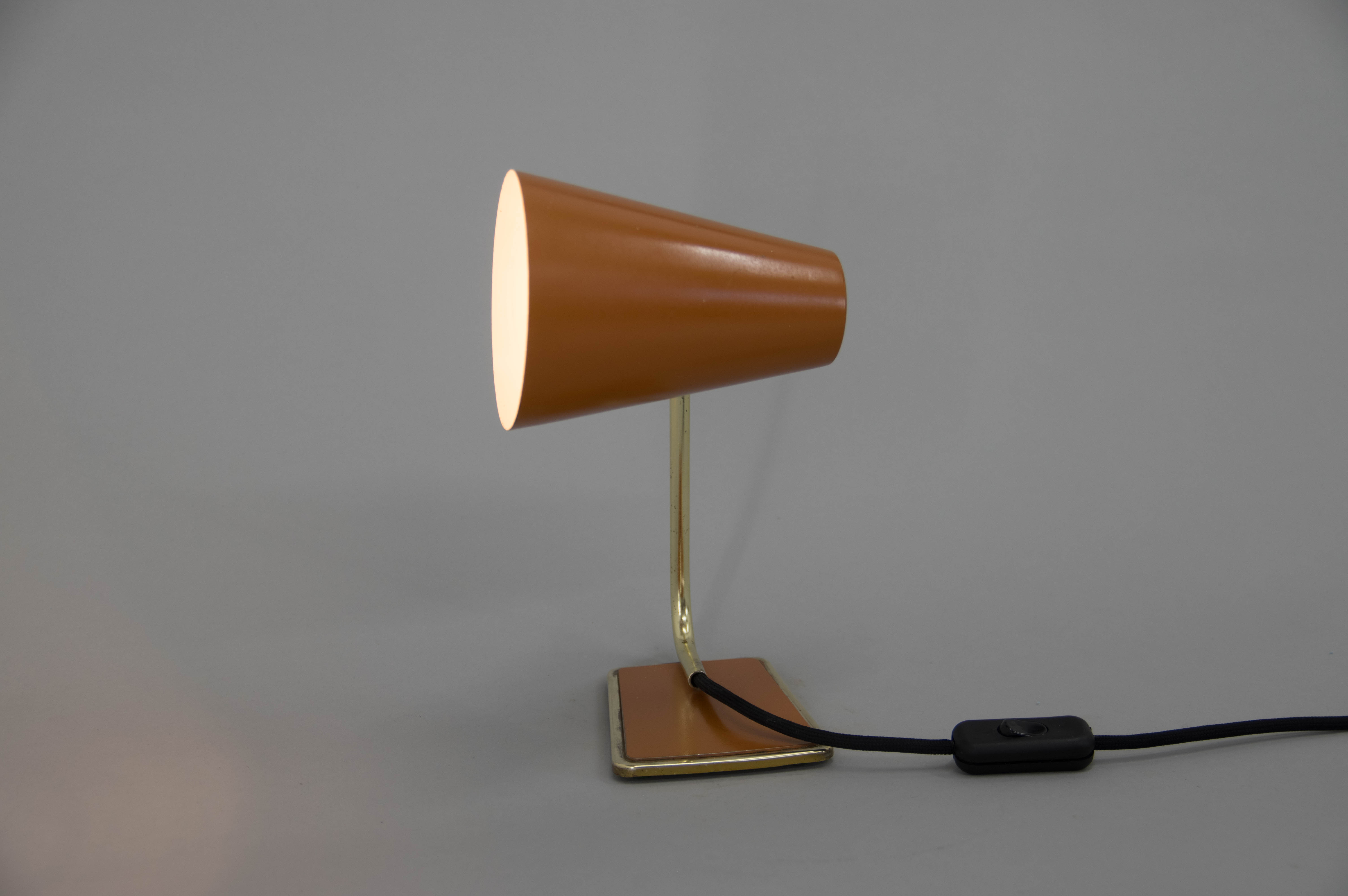 Table or Bedside Lamp, Czechoslovakia, 1960s