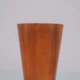 Teak round Paper Basket 1960s Sweden