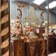 Large antique engraved and gilded wall mirror – Venetian style