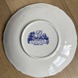 Set of 2 Romantic Sarreguemines tea/chocolate plates