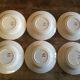 6 plates "roses" Badonviller