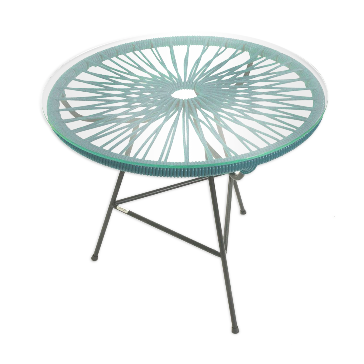 Ocean blue mini zipolite coffee table