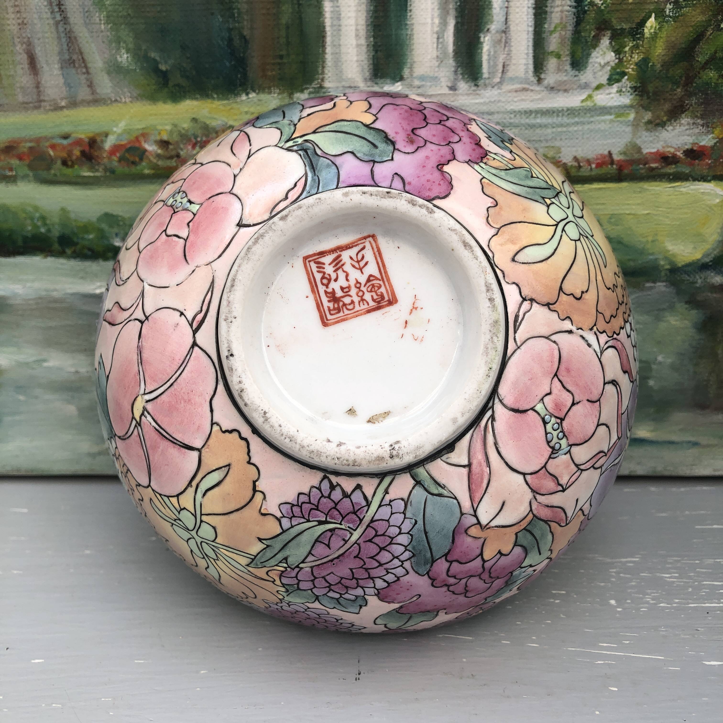 vintage Asian porcelain bowl