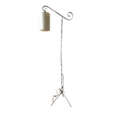 1950s wrought iron floor lamp