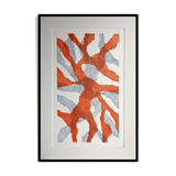 Red & blue poster