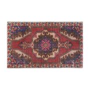 Vintage Turkish rug from Oushak, hand-woven 135x220 cm