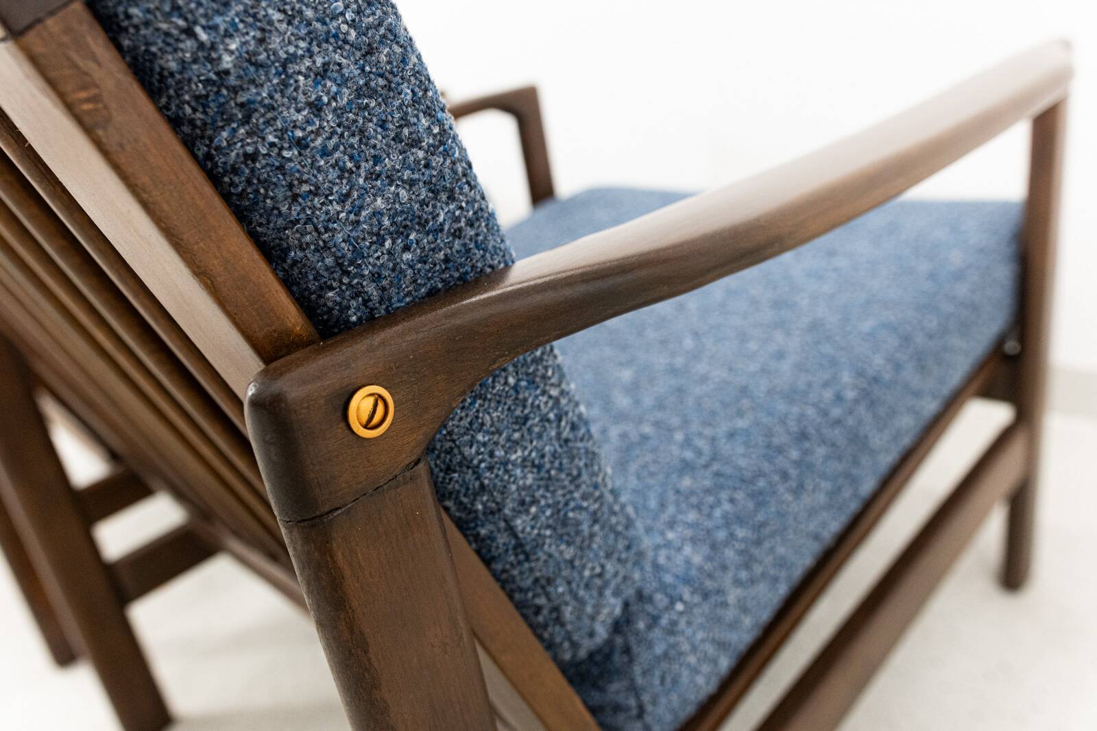 Fauteuil des années 60 par Zenon Bączyk, Pologne.