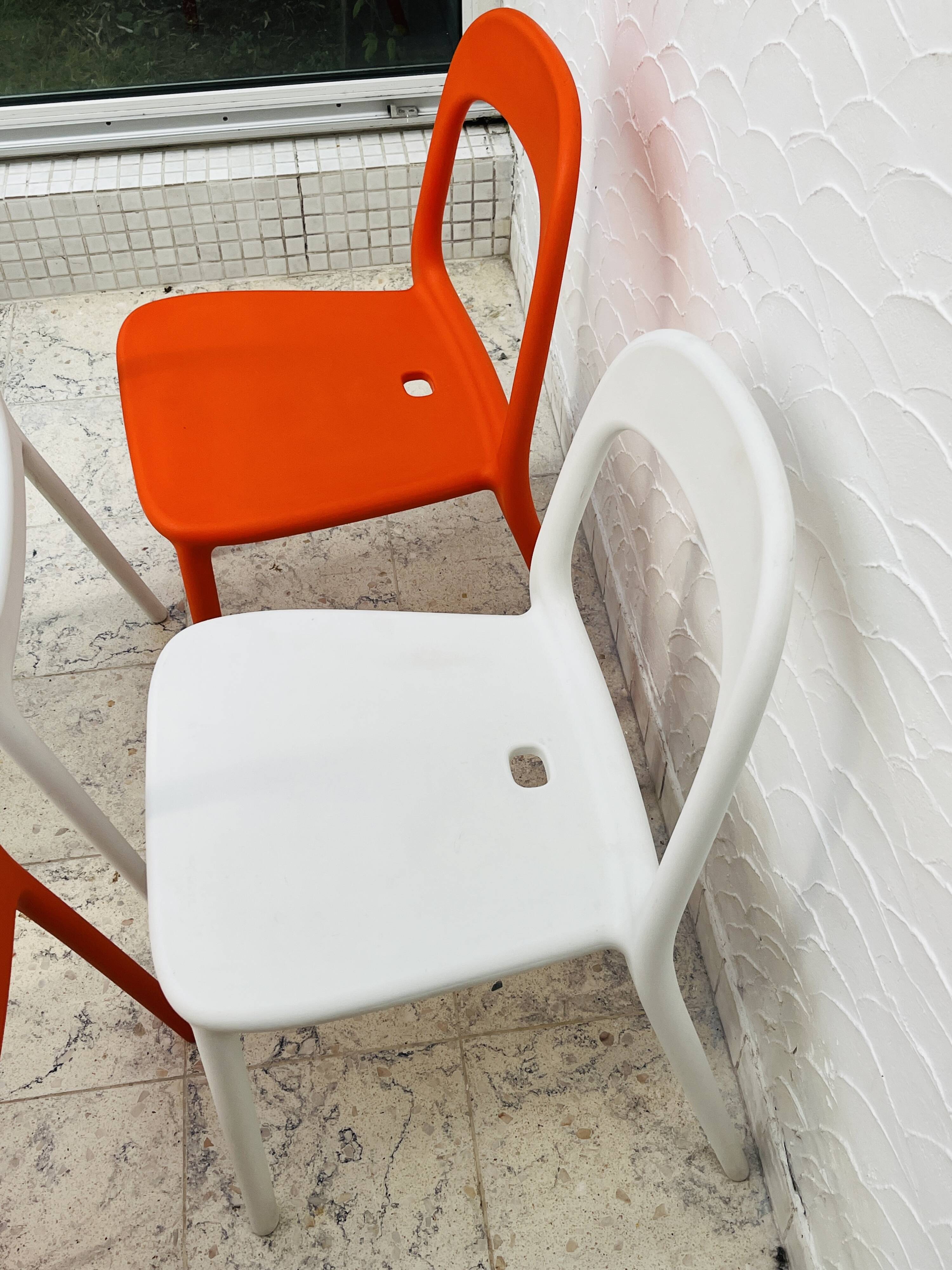 Set of 4 urban design chairs from Ikea.