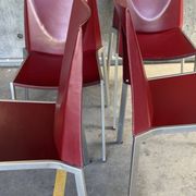 Ensemble de 4 chaises postmodernes italiennes