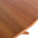 S. Burchardt Nielsen round (2x) extendable dining table danish design teak