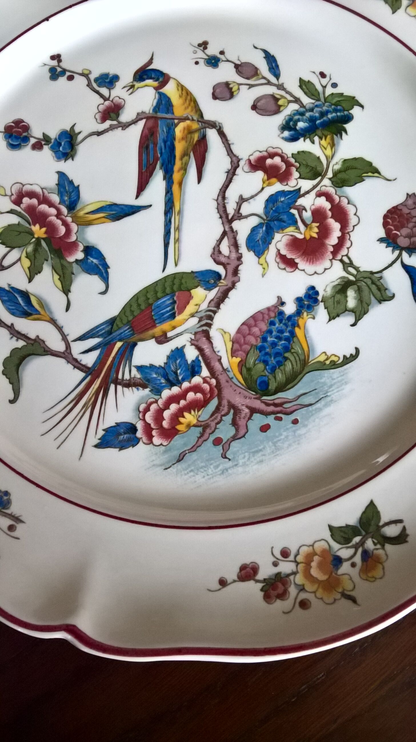 Set of 12 plates Villeroy & Boch Phoenix red