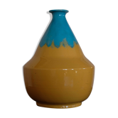 Yellow Ceramic Vase from the 1970s