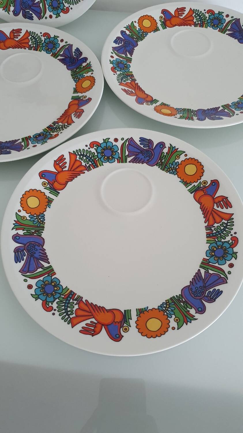 Set of 6 Villeroy & Boch gourmet plates - Acapulco model